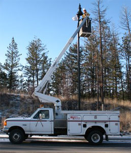 streetlight repairs and maintenance in Kelowna and Okanagan area